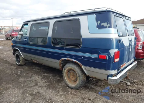 1987 GMC Rally Wagon / Van G2500 z USA, uszkodzony, nr VIN 1GDEG25H0H7518250